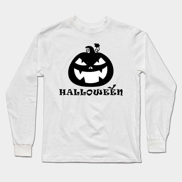 happy halloween funny gift Long Sleeve T-Shirt by Zekkanovix ART